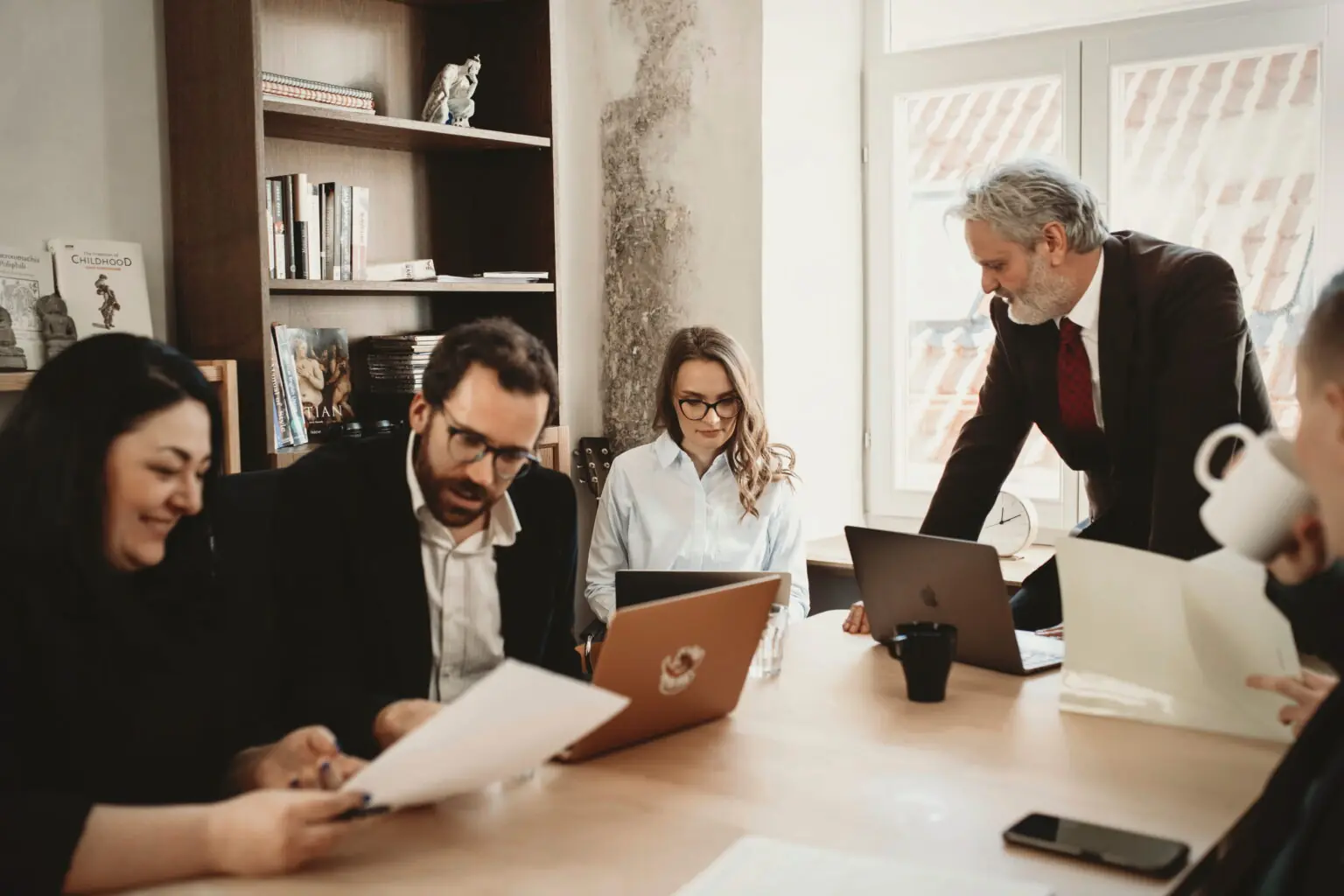 The First Impression team working on LinkedIn projects